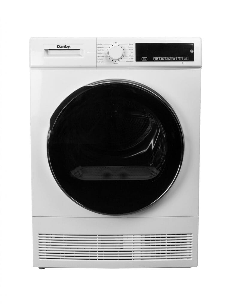 Danby 24-inch, 4.0 cu ft. Stackable Compact Condensing Sensor Dryer in White - Appliances AI Companion